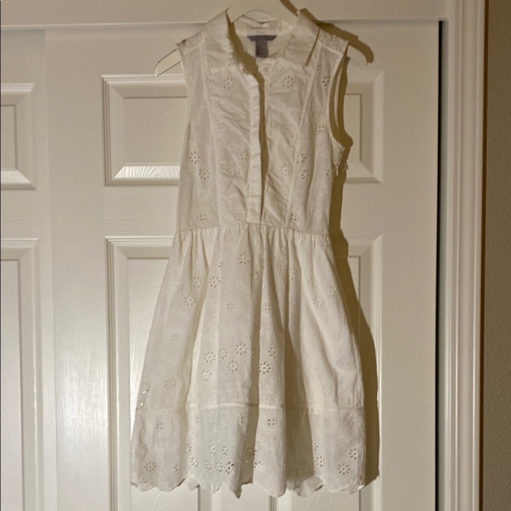 White Eyelet Dress